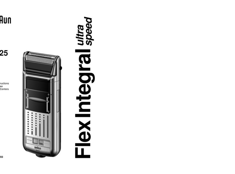 Braun Flex Integral 6525 Quick guide