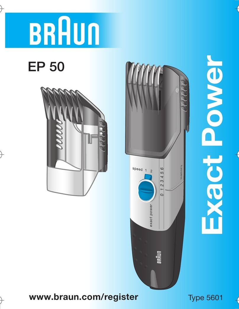 Braun Exact Power EP 50 User manual