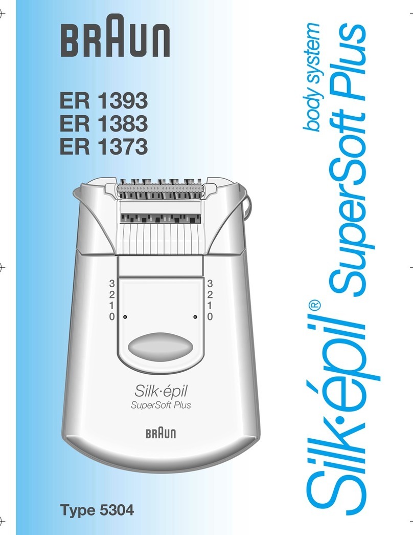 Braun Silk-epil ER 1373 User manual