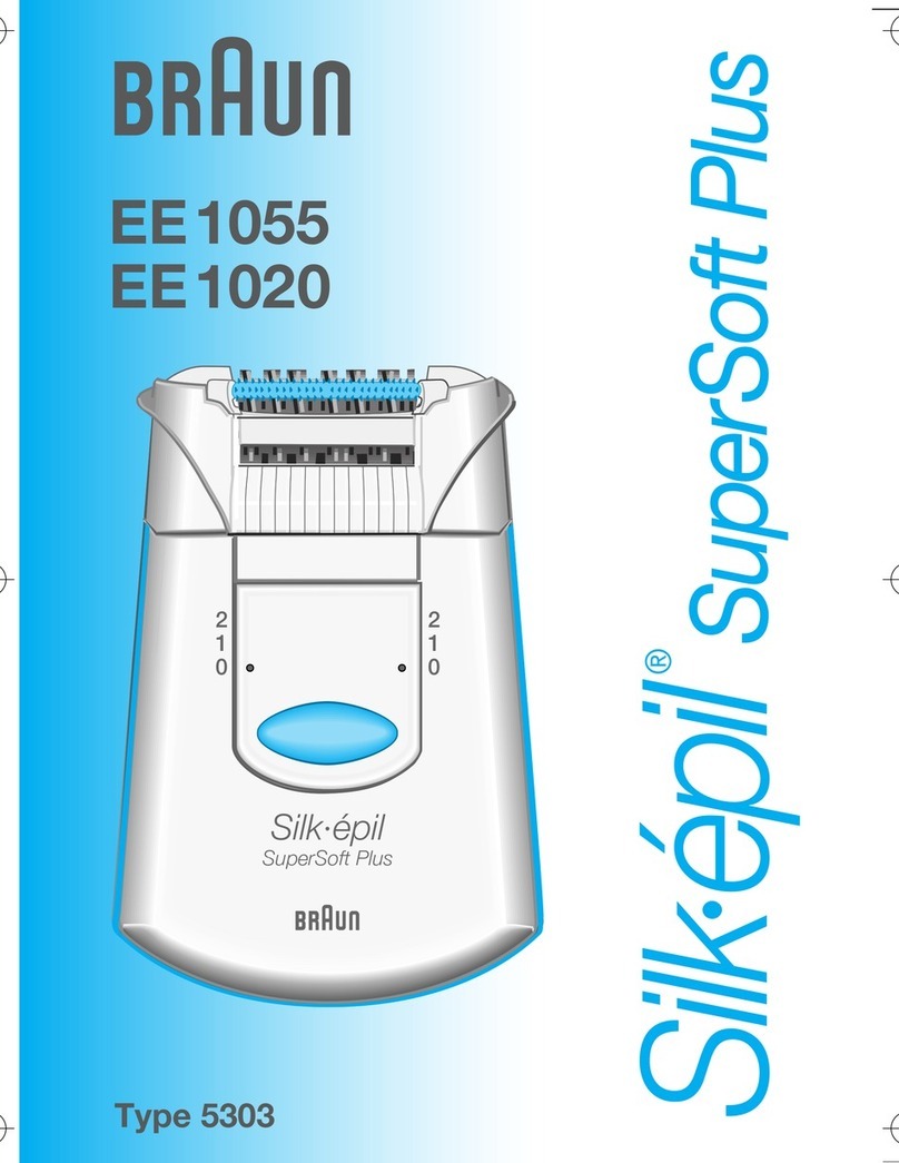 Braun Silkepil Supersoft EE 1020 user manual