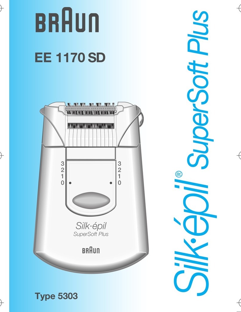 Braun Silk-epil EE 1170 SD User manual