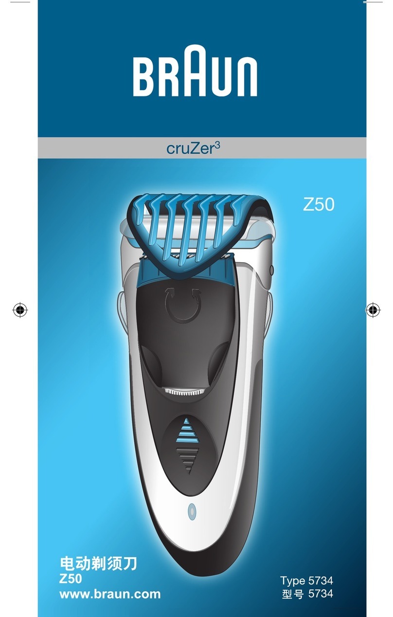 Braun CRUZER3 Z50 User manual