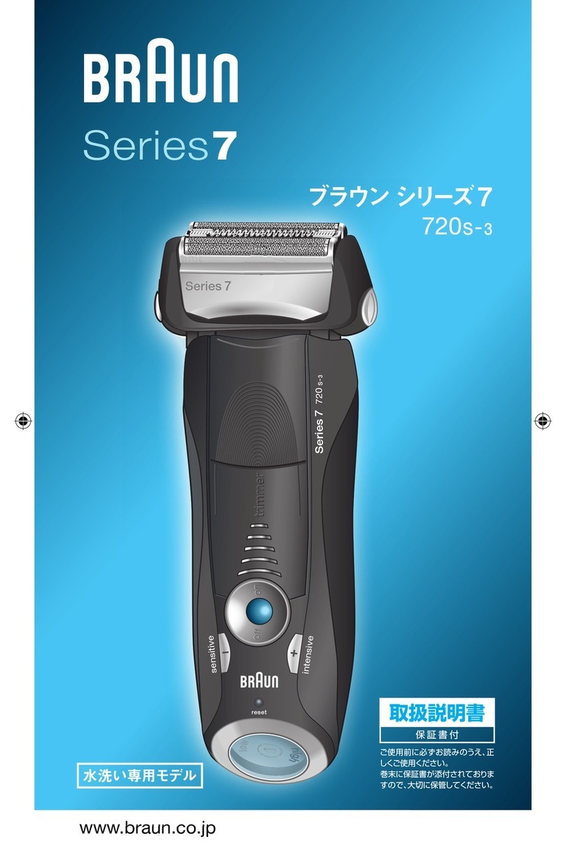 Braun Series7 720S-3 user manual