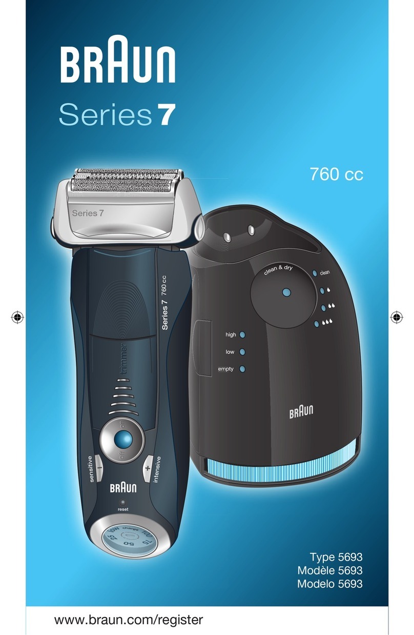 Braun SERIES7 5693 User manual