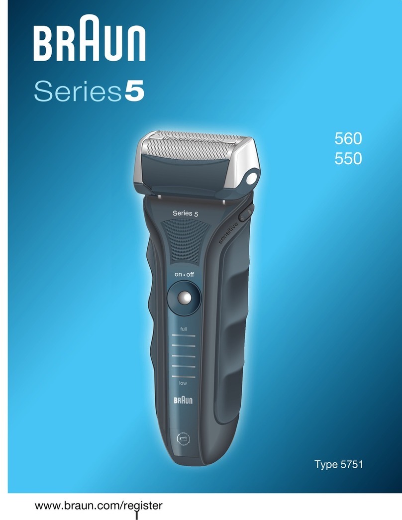Braun Series 5 5751 User manual Braun Series 5 5751 User manual