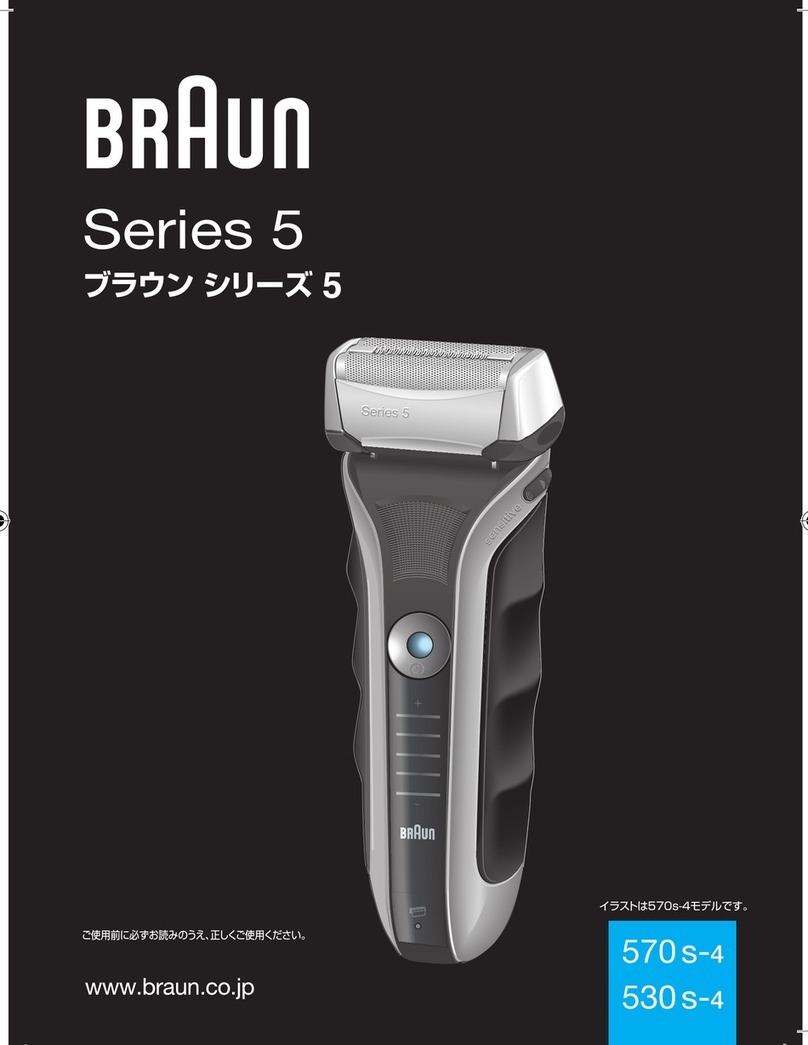 Braun Series 5 530 s-4 User manual Braun Series 5 530 s-4 User manual