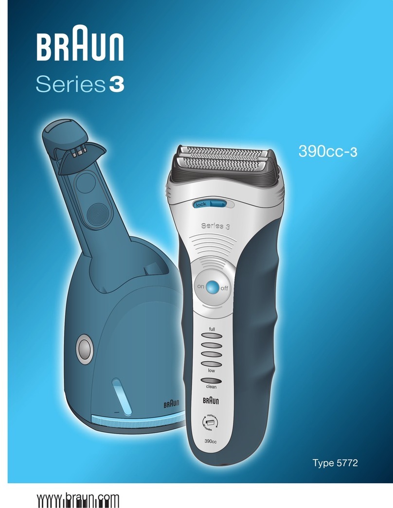 Braun SERIES 3 390CC-3 User manual