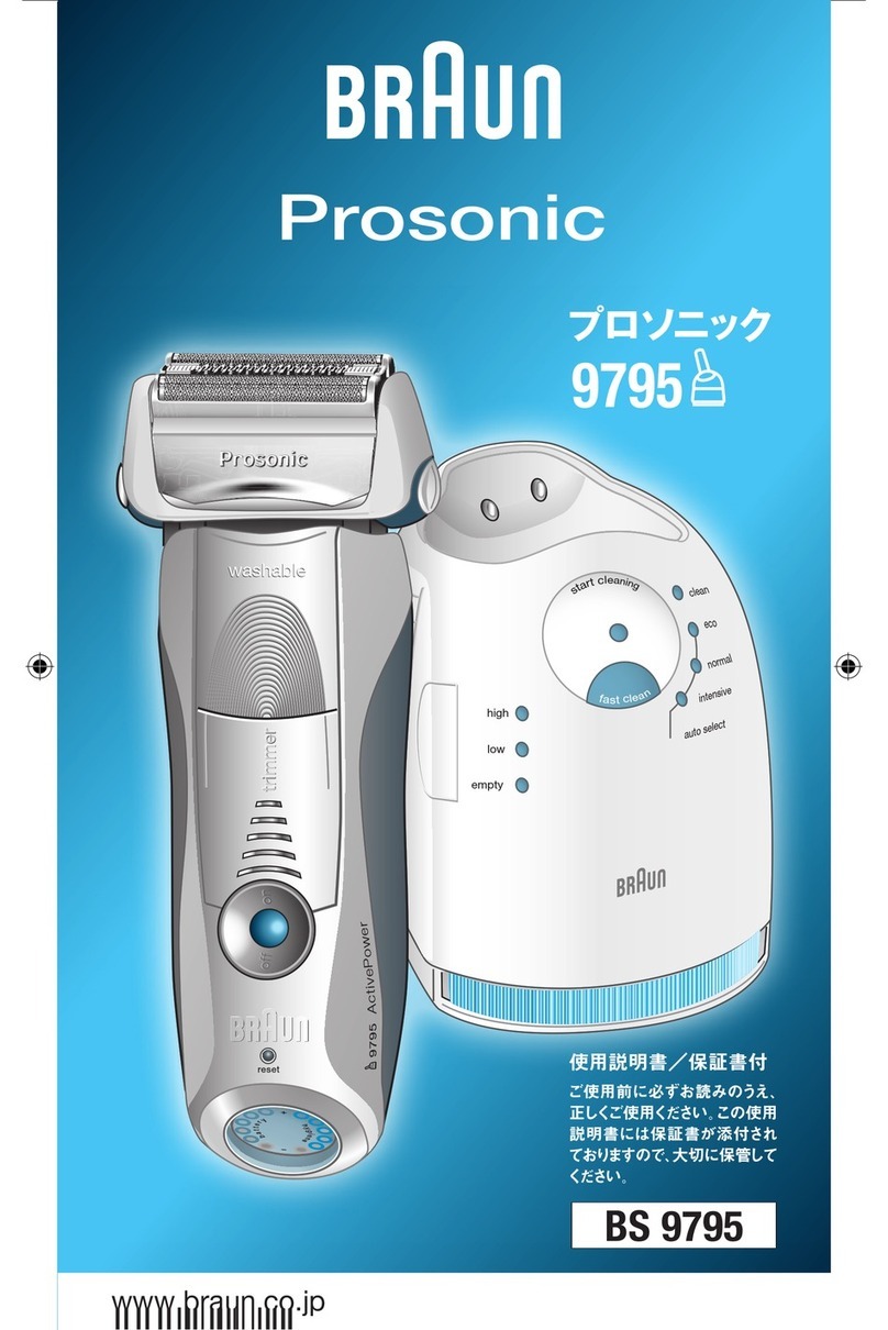 Braun Prosonic BS 9795 User manual