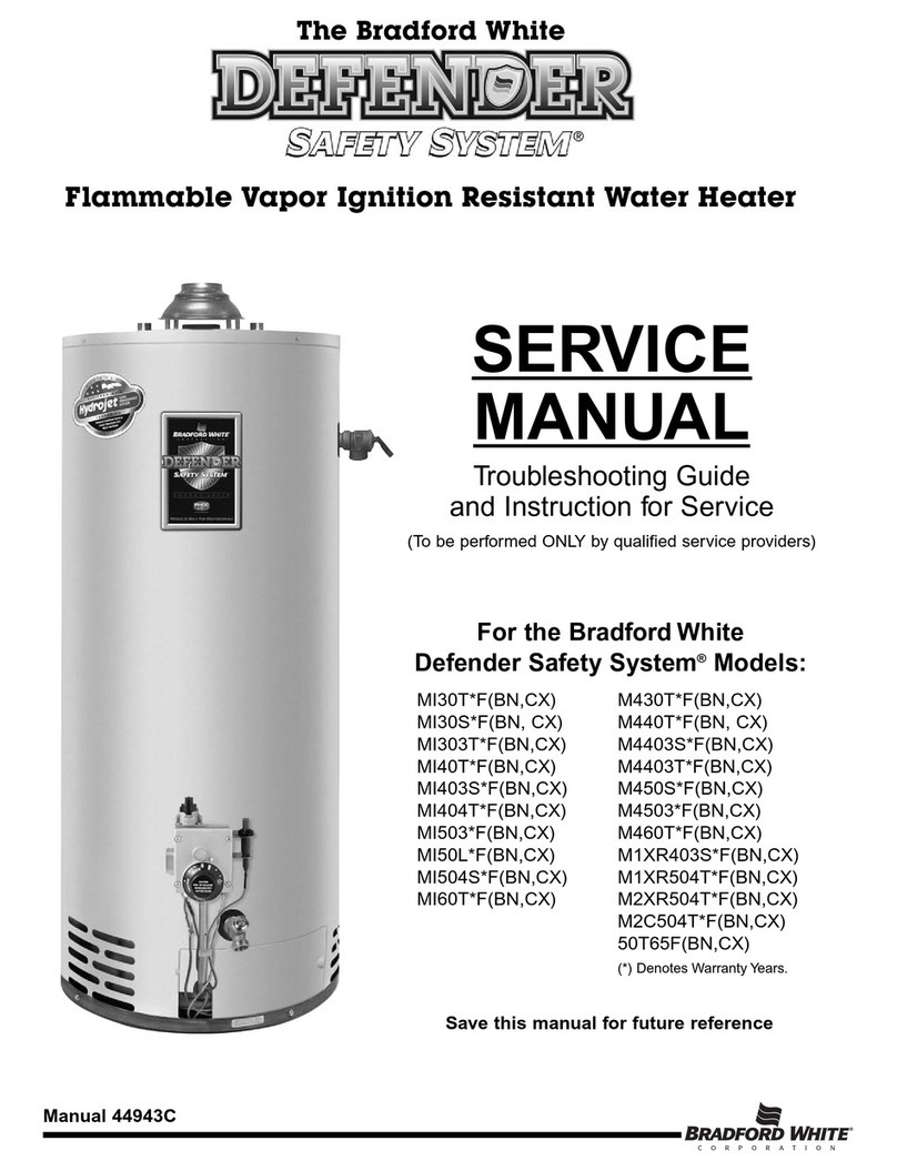 Bradford White 50T65F User manual Bradford White 50T65F User manual