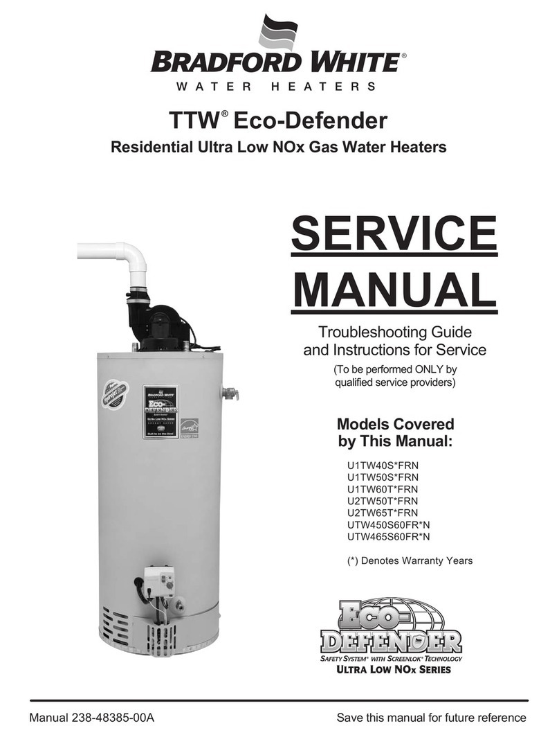 Bradford White U1TW40S*FRN User manual Bradford White U1TW40S*FRN User manual