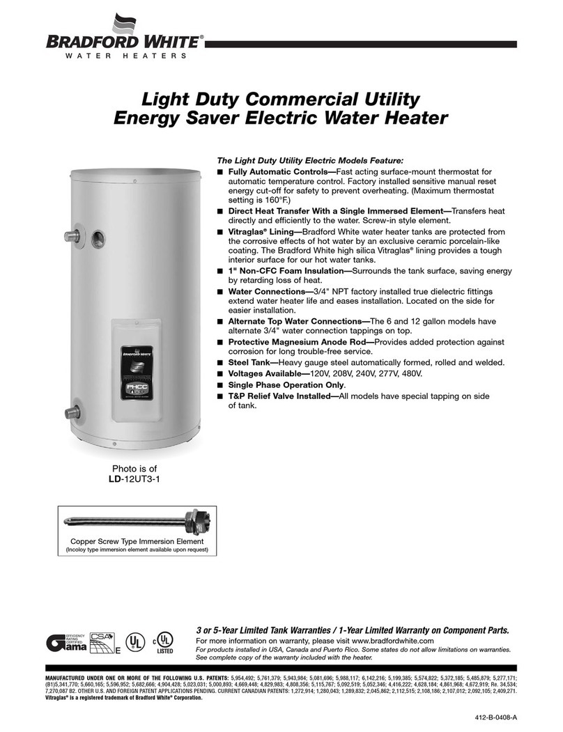 Bradford White LD-12UT3-1 Specification sheet