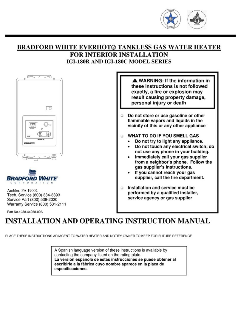 Bradford White EVERHOT IGI-180C Series Supplement