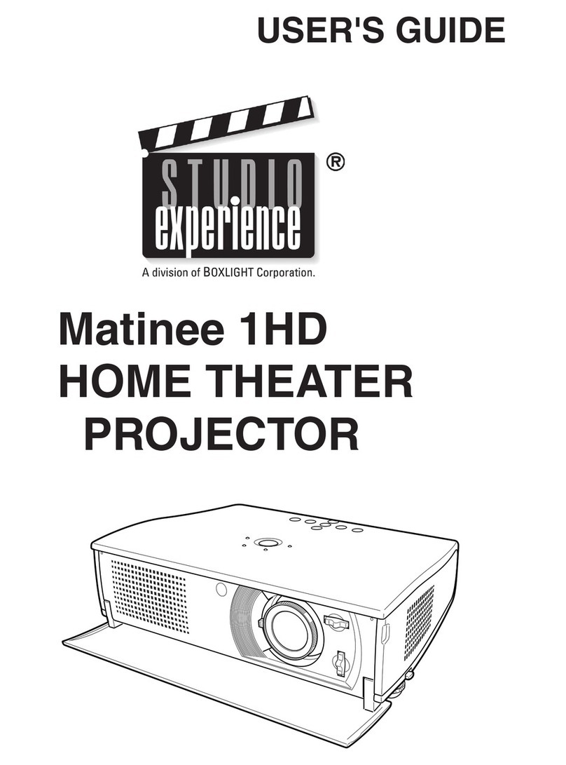 BOXLIGHT Studio Experience Matinee 1HD User manual