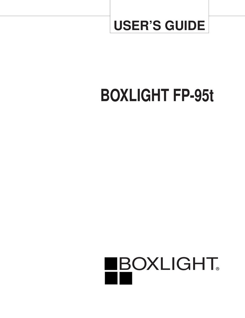 BOXLIGHT FP-95t User manual