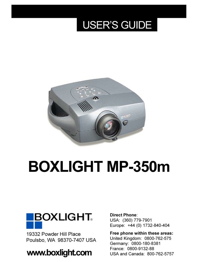 BOXLIGHT MP-350m User manual