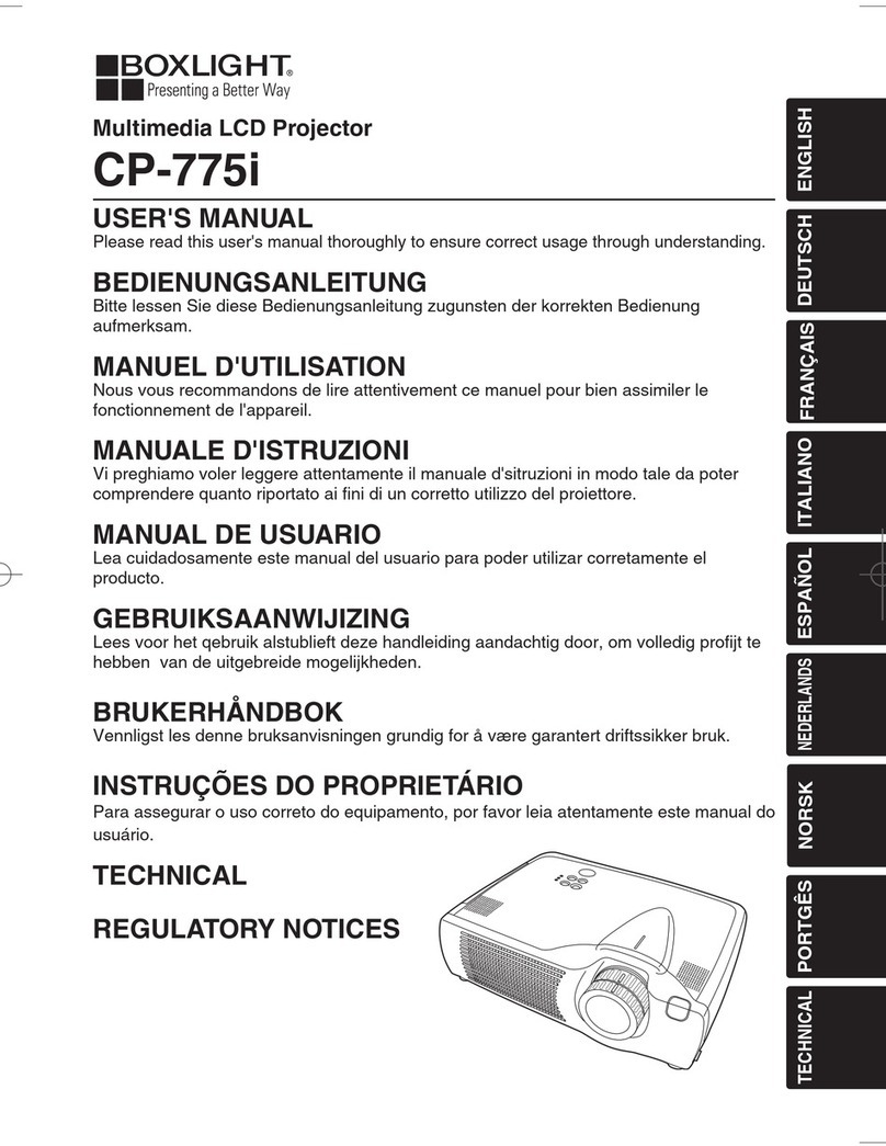 BOXLIGHT CP-775i User manual