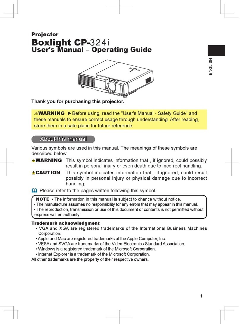 BOXLIGHT CP-324i User manual