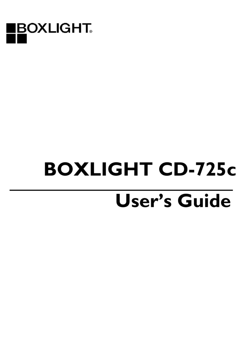 BOXLIGHT CD-725c User manual
