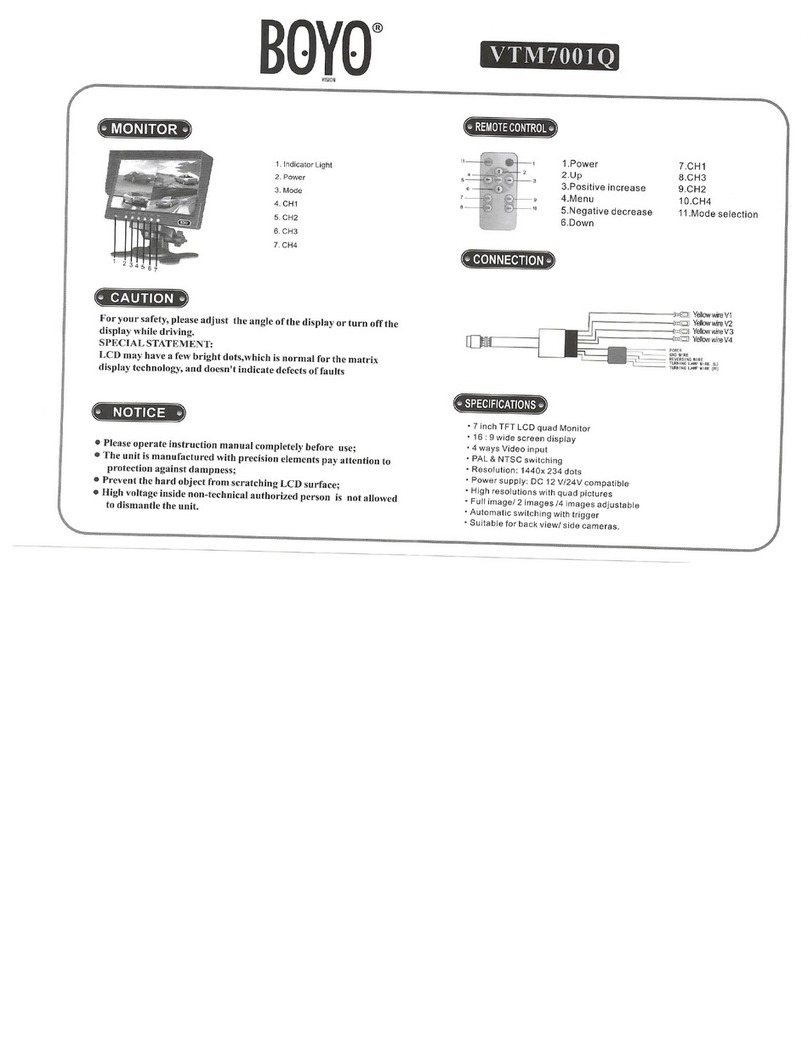 Boyo VTM7001Q user manual