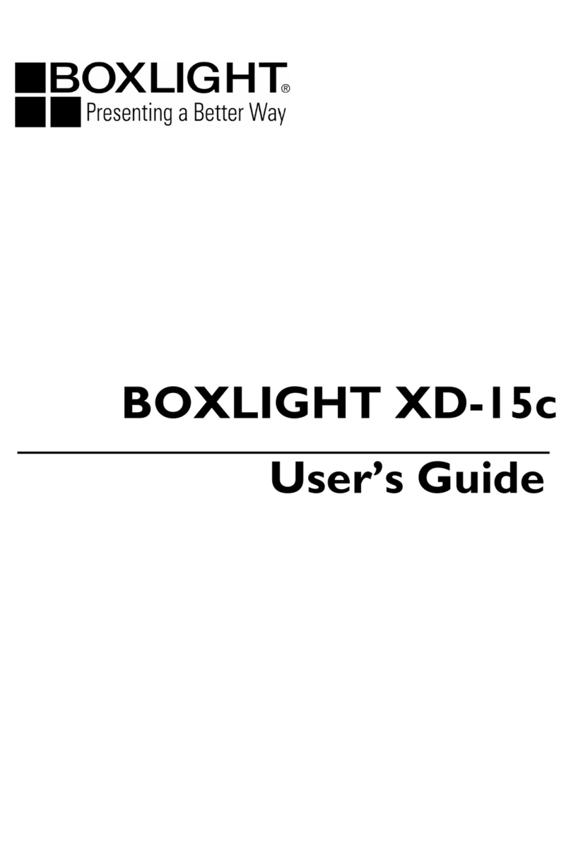 BOXLIGHT XD-15c User manual