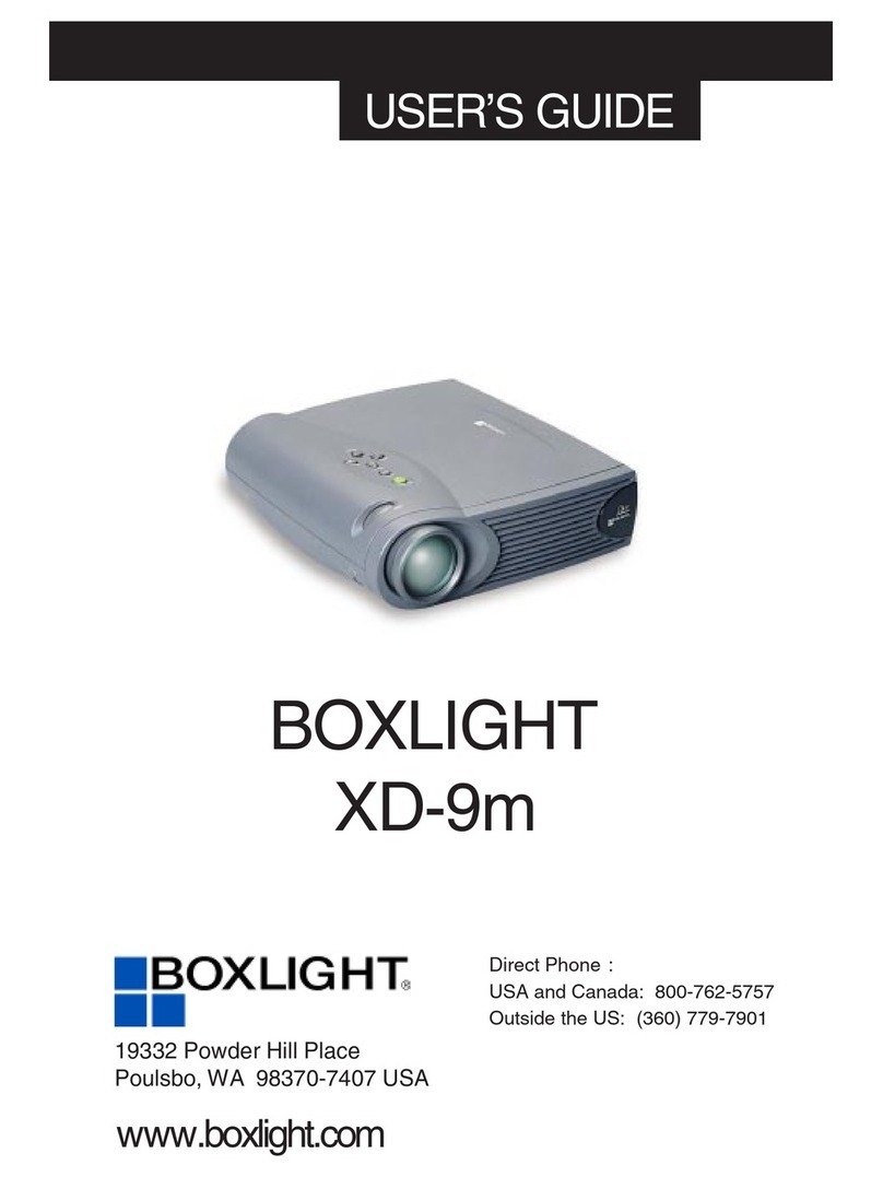 BOXLIGHT XD-9m User manual