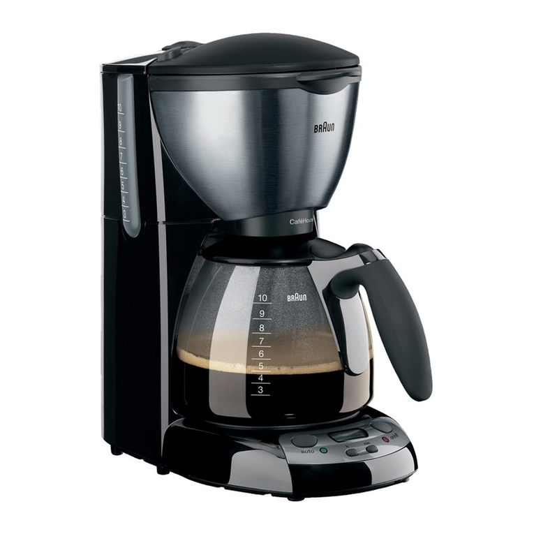 Braun CafeHouse KF 590 User manual