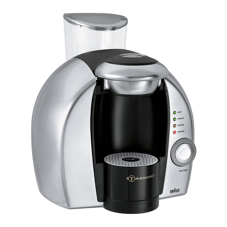 Braun Hot Beverage Machine User manual