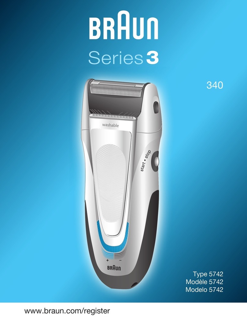 Braun 340 owner's manual