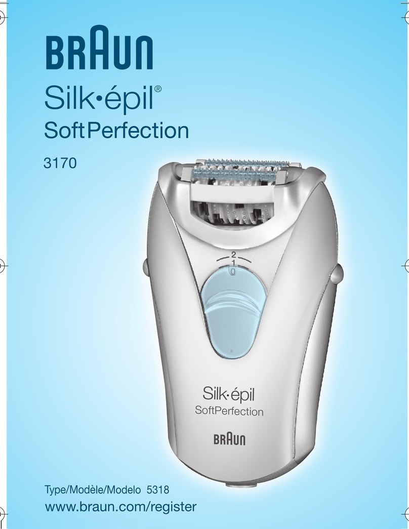 Braun Silk-epil 3170 User manual