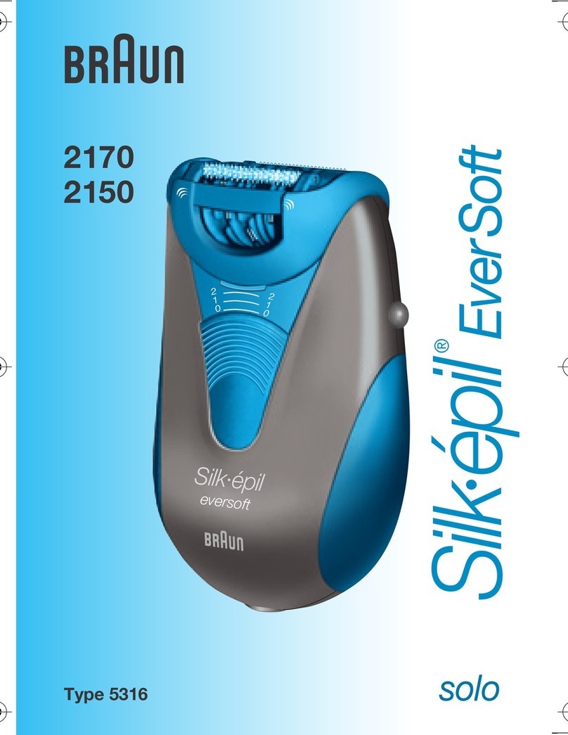 Braun Silk epil EverSoft 2150 manual