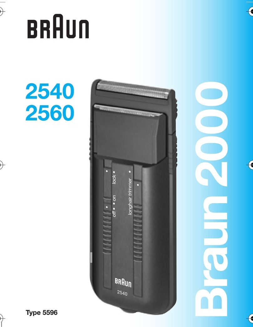 Braun 2540 User manual