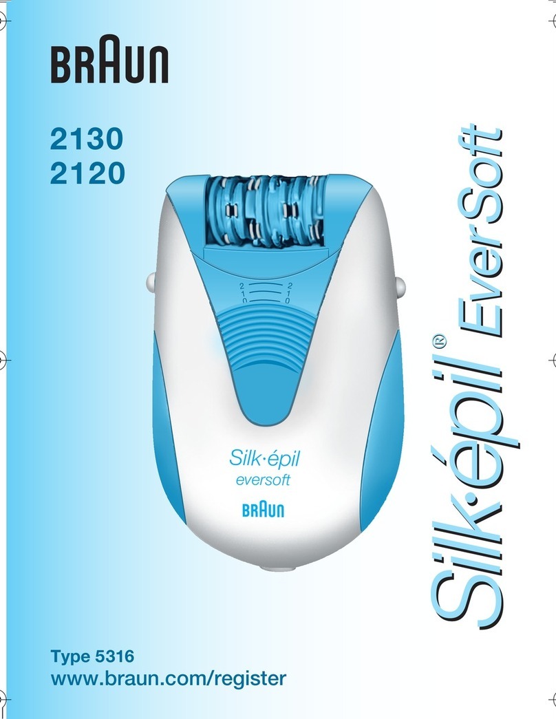 Braun Silk epil EverSoft 2120 User manual