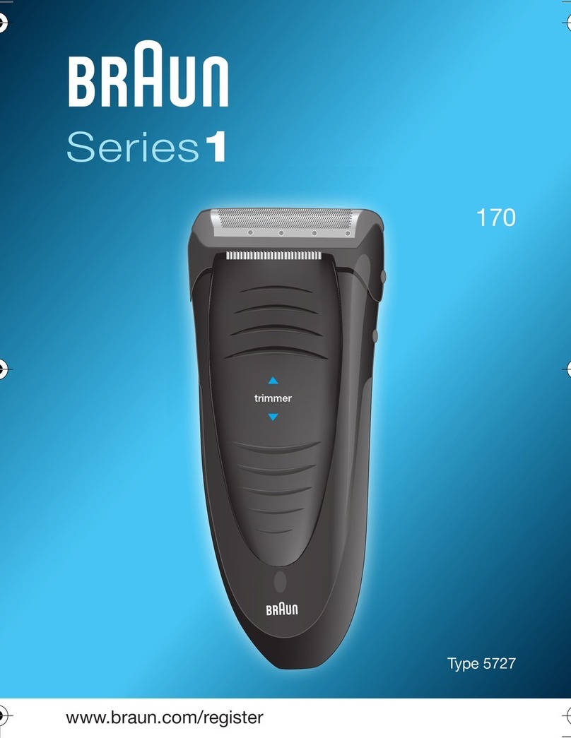 Braun 170 User manual