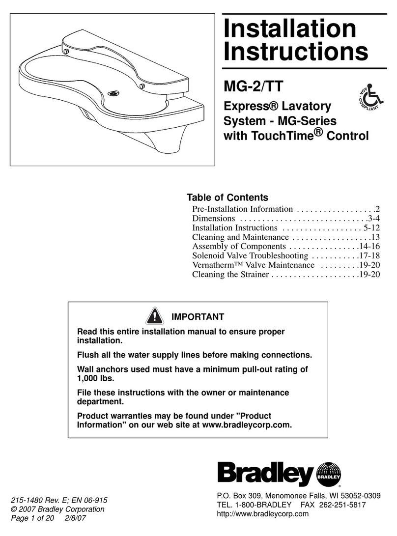 Bradley MG-2/TT User manual