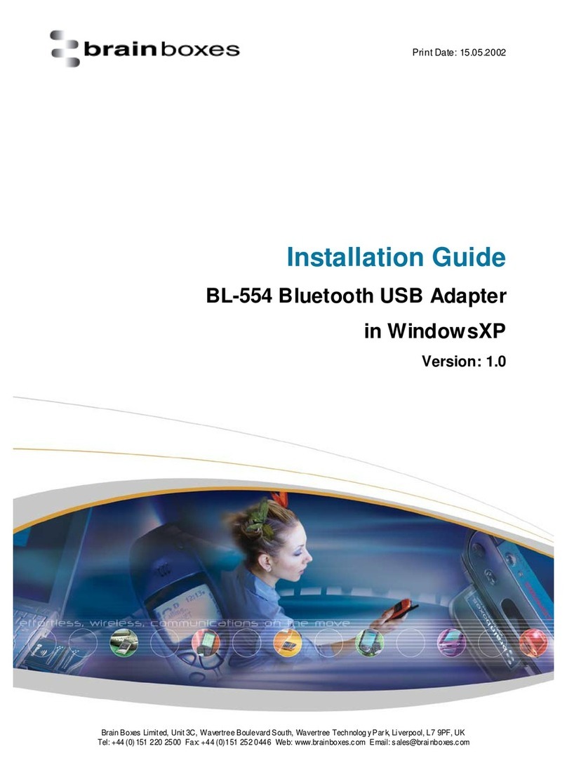 Brainboxes BL-554 User manual