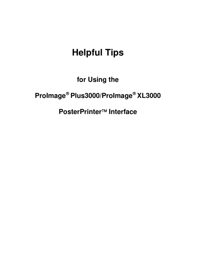 Brady ProImage Plus3000 PosterPrinter Assembly instructions