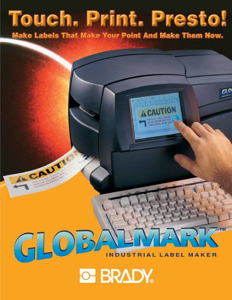 Brady touch print User manual Brady touch print User manual
