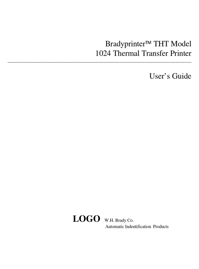 Brady 1024 User manual