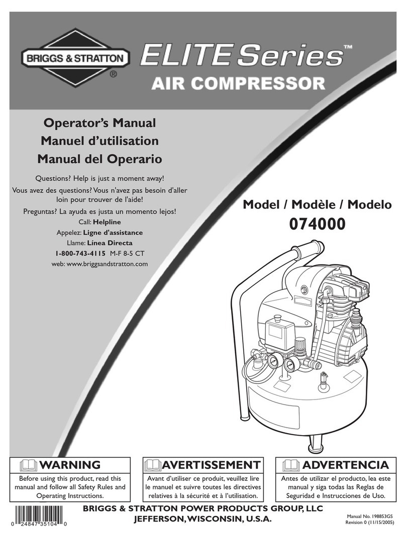 Briggs & Stratton 74000 User manual
