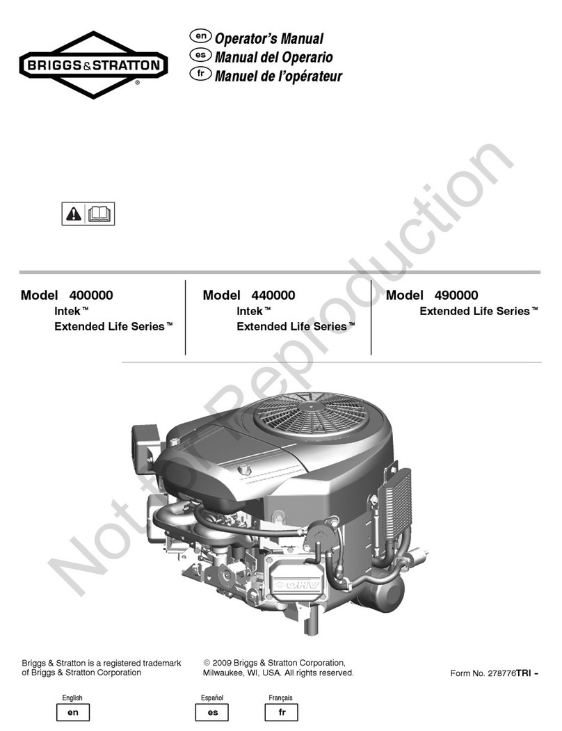 Briggs & Stratton 440000 Professional Series User manual