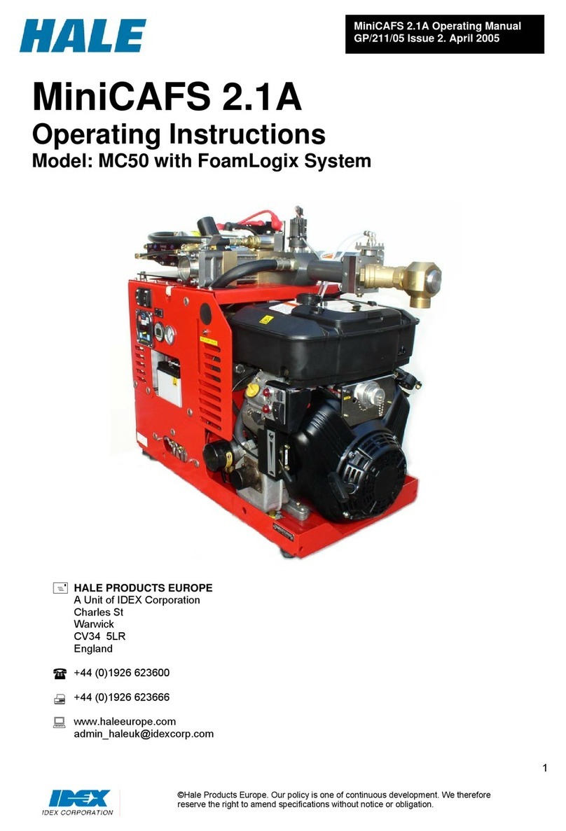 HALE MC50 Operation manual
