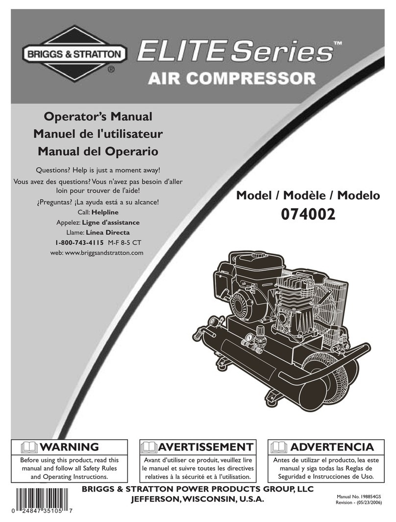 Briggs & Stratton 74002 User manual