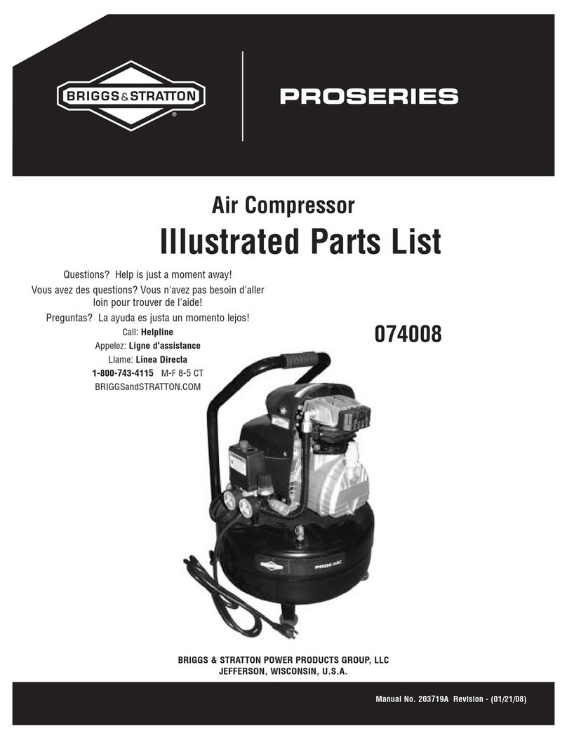 Briggs & Stratton PROSERIES 074008 Setup guide