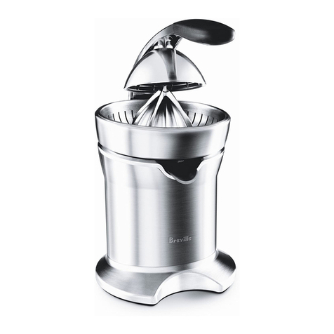 Breville ELITE JUICE FOUNTAIN ELITE manual