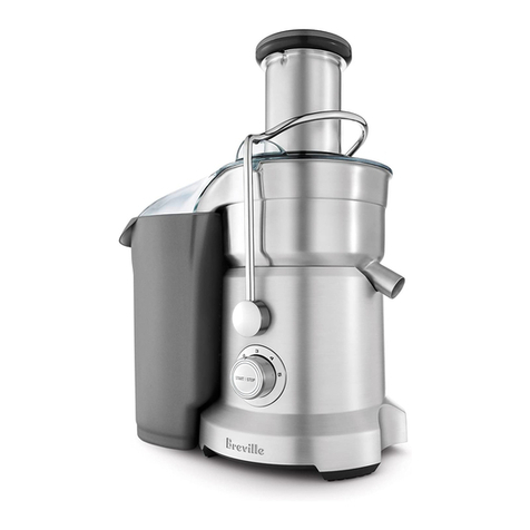 Breville Dual Disc Juice Processor BJE820XL User manual