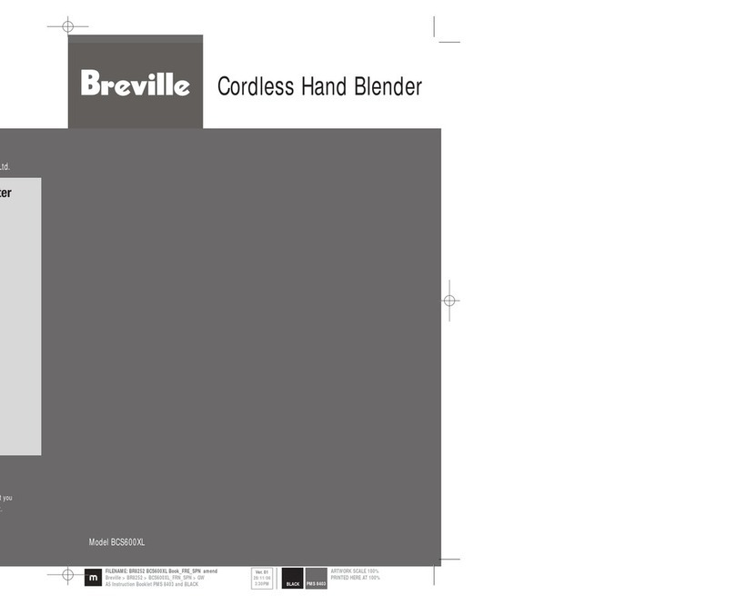Breville BCS600XL manual