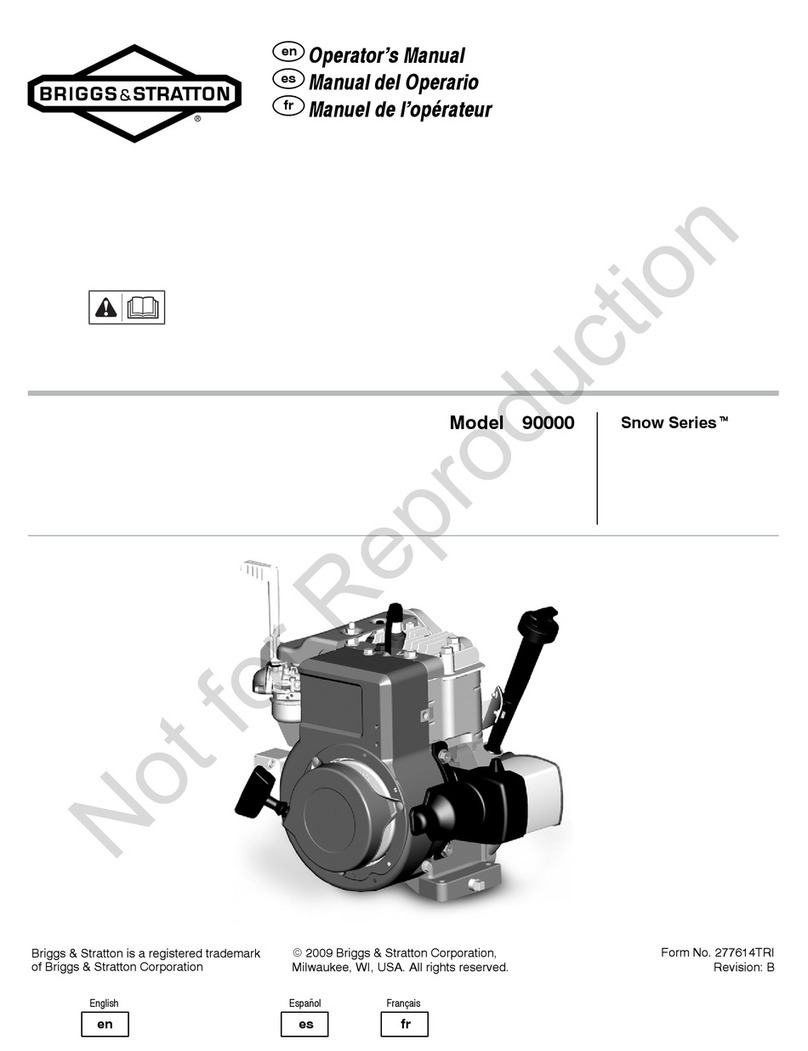 Briggs & Stratton Snow Series MAX User manual Briggs & Stratton Snow Series MAX User manual