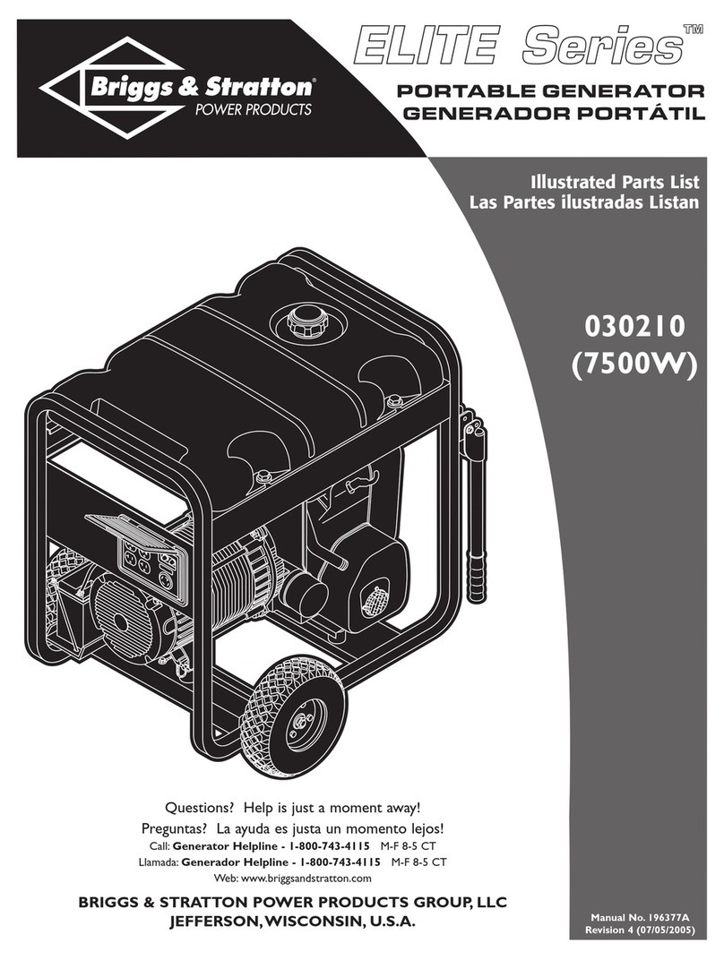 Briggs & Stratton 30210 Setup guide