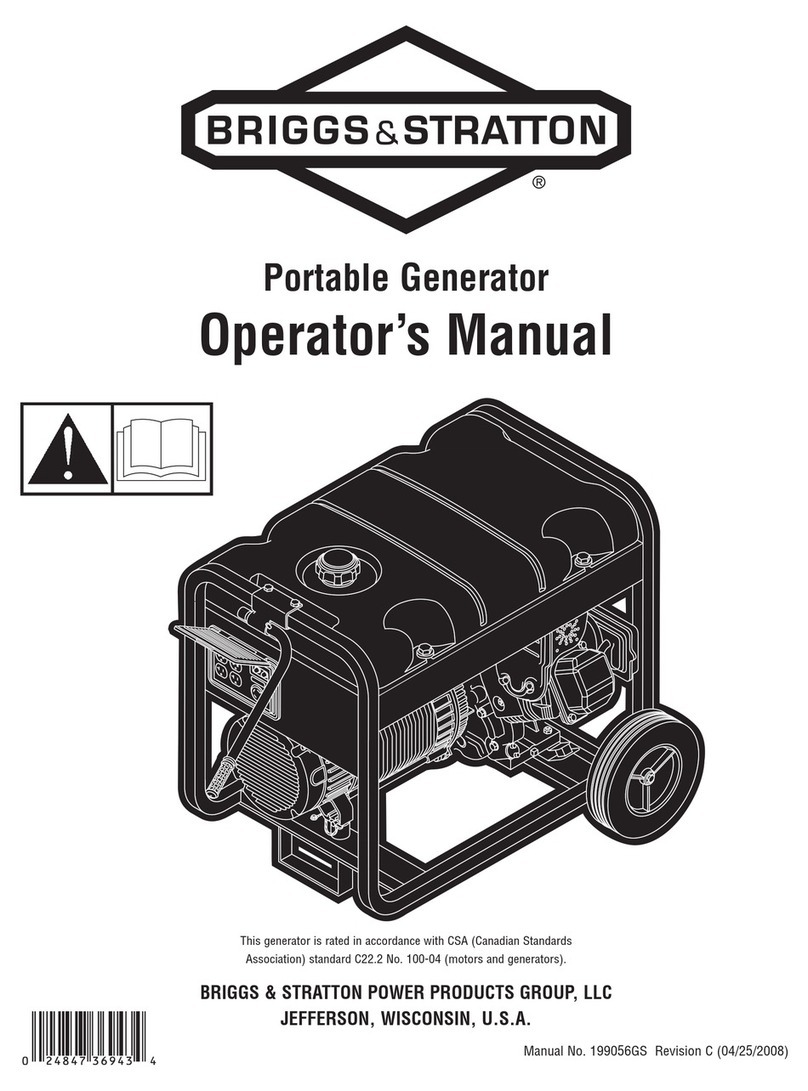 Briggs & Stratton 030209-2 User manual