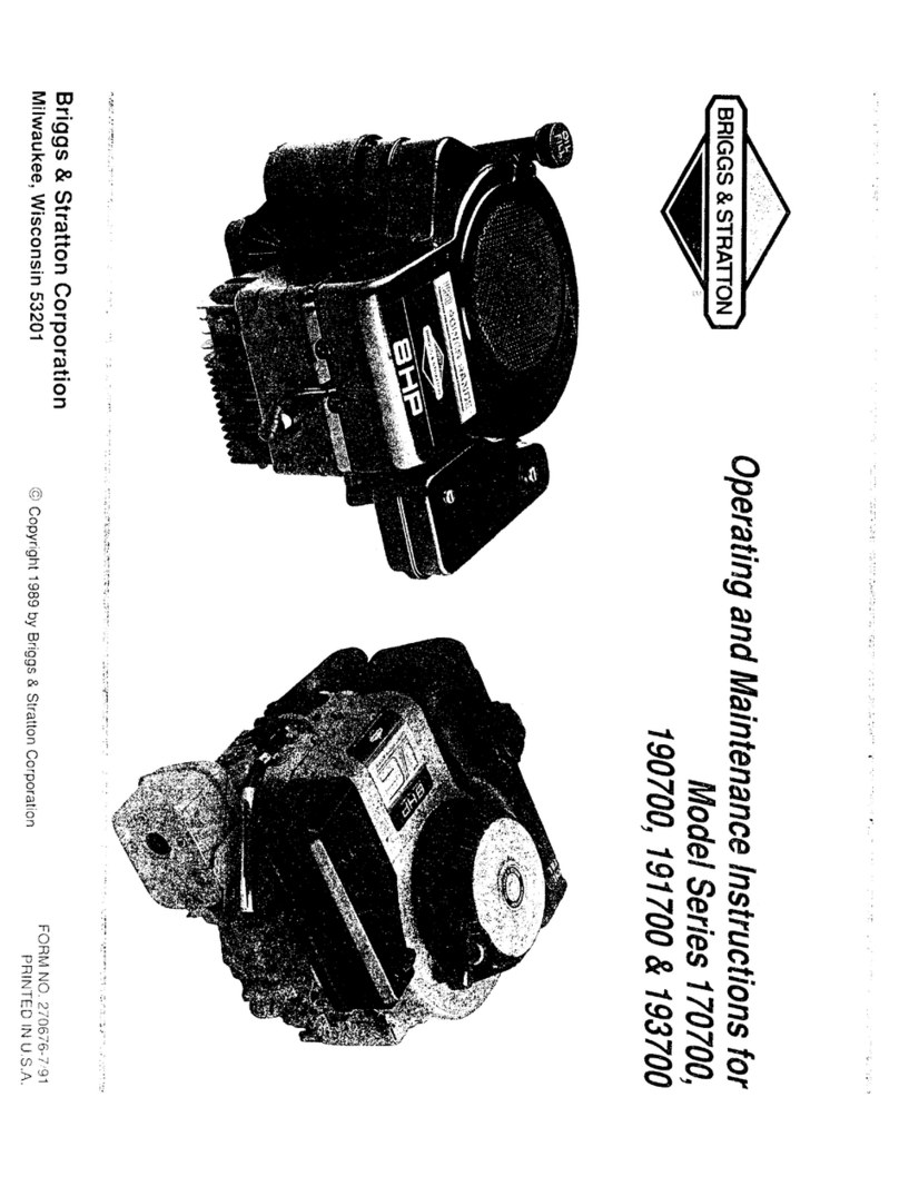 Briggs & Stratton 170700 Series Manual